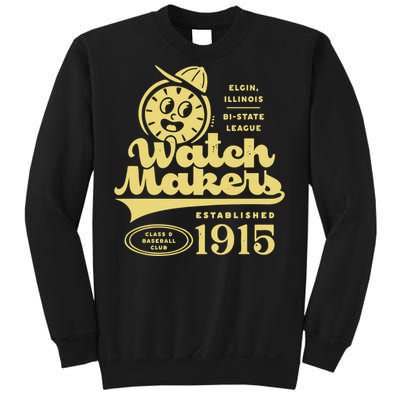 Elgin Watch Makers Illinois Vintage Defunct Baseball Teams Sweatshirt