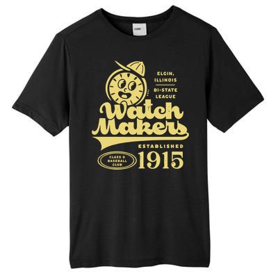 Elgin Watch Makers Illinois Vintage Defunct Baseball Teams Tall Fusion ChromaSoft Performance T-Shirt