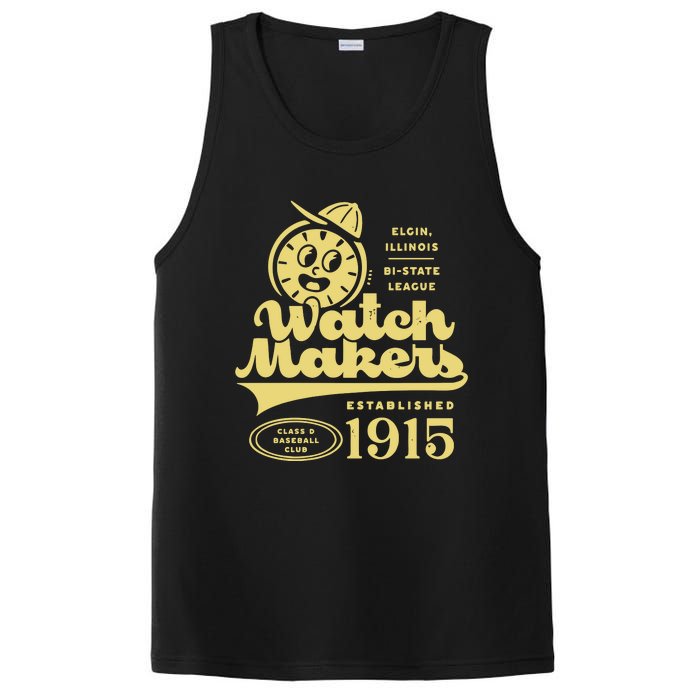 Elgin Watch Makers Illinois Vintage Defunct Baseball Teams PosiCharge Competitor Tank