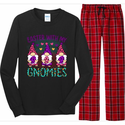 Easter With My Gnomies With Easter Eggs Long Sleeve Pajama Set