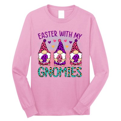 Easter With My Gnomies With Easter Eggs Long Sleeve Shirt