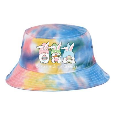 Easter With My Gnomies Cute Spring Tie Dye Newport Bucket Hat