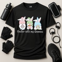 Easter With My Gnomies Cute Spring Cooling Performance Crew T-Shirt