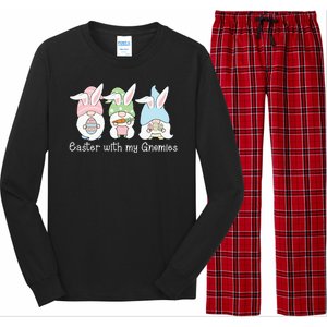 Easter With My Gnomies Cute Spring Long Sleeve Pajama Set