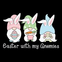 Easter With My Gnomies Cute Spring 16 in Basic Backpack