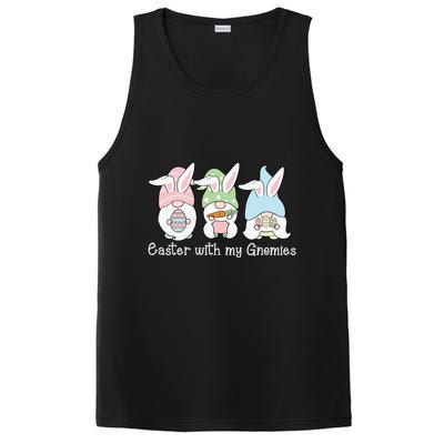 Easter With My Gnomies Cute Spring PosiCharge Competitor Tank