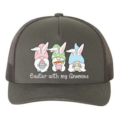 Easter With My Gnomies Cute Spring Yupoong Adult 5-Panel Trucker Hat