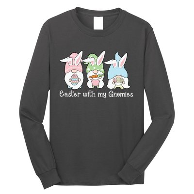 Easter With My Gnomies Cute Spring Long Sleeve Shirt