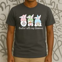 Easter With My Gnomies Cute Spring T-Shirt