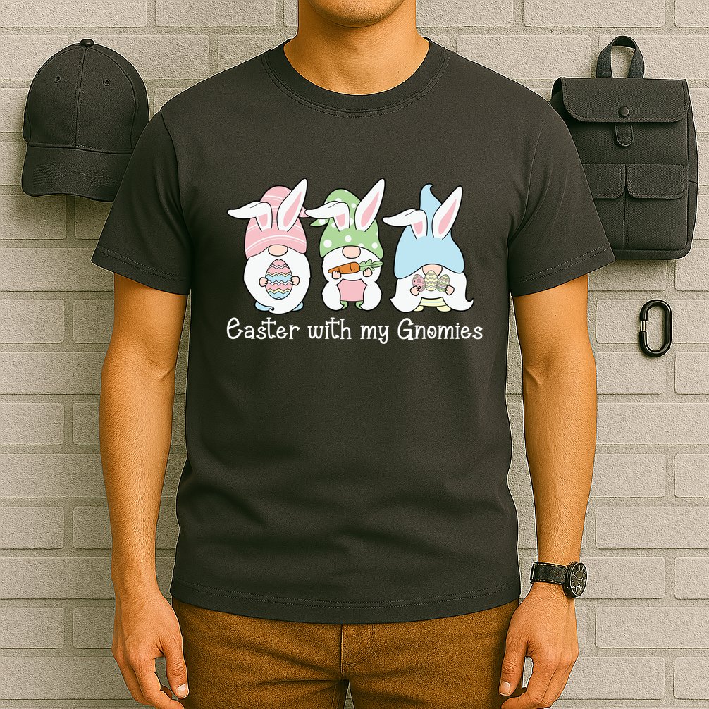 Easter With My Gnomies Cute Spring T-Shirt