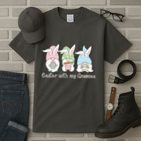 Easter With My Gnomies Cute Spring Tall T-Shirt