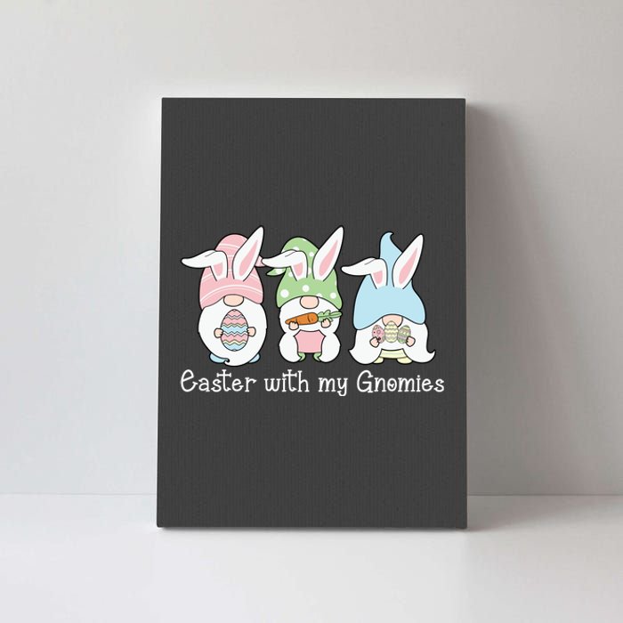 Easter With My Gnomies Cute Spring Canvas