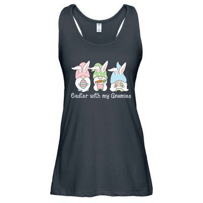 Easter With My Gnomies Cute Spring Ladies Essential Flowy Tank