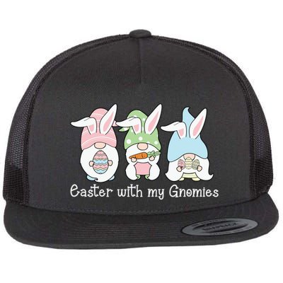 Easter With My Gnomies Cute Spring Flatbill Hat