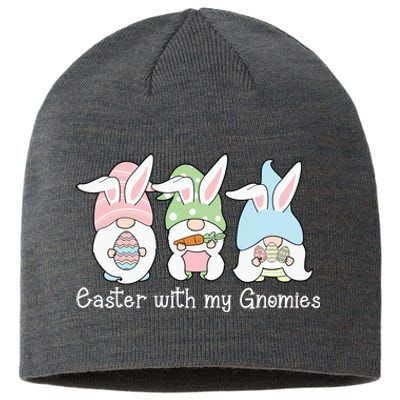 Easter With My Gnomies Cute Spring Sustainable Beanie