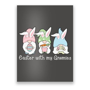 Easter With My Gnomies Cute Spring Poster