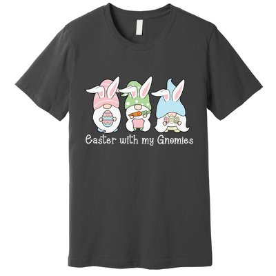 Easter With My Gnomies Cute Spring Premium T-Shirt