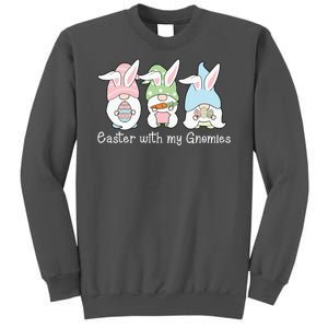 Easter With My Gnomies Cute Spring Tall Sweatshirt