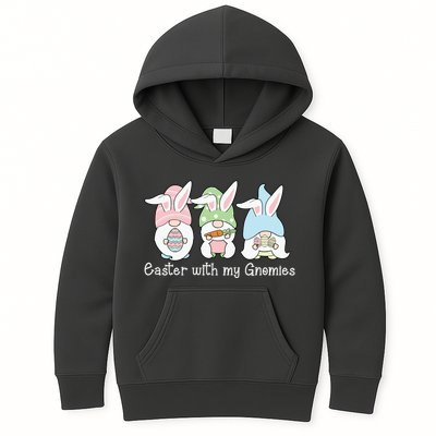 Easter With My Gnomies Cute Spring Kids Hoodie