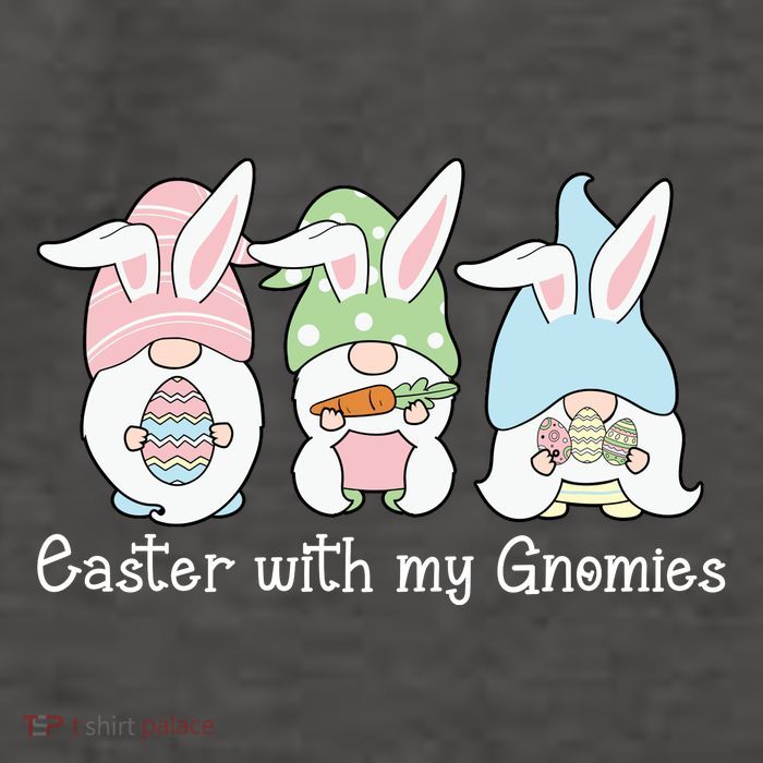 Easter With My Gnomies Cute Spring Vector Backpack