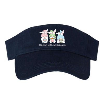 Easter With My Gnomies Cute Spring Valucap Bio-Washed Visor