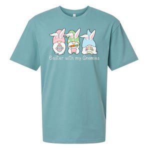 Easter With My Gnomies Cute Spring Sueded Cloud Jersey T-Shirt