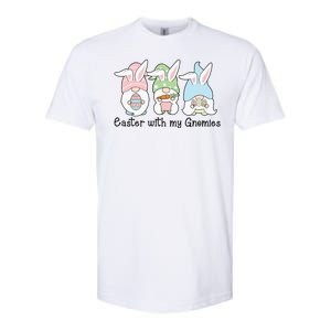 Easter With My Gnomies Cute Spring Softstyle CVC T-Shirt