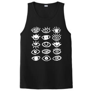 Eyes With Mood Emotion Eye PosiCharge Competitor Tank