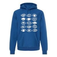 Eyes With Mood Emotion Eye Premium Hoodie