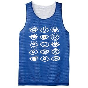 Eyes With Mood Emotion Eye Mesh Reversible Basketball Jersey Tank