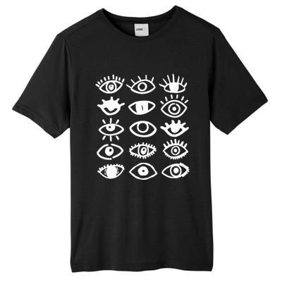 Eyes With Mood Emotion Eye Tall Fusion ChromaSoft Performance T-Shirt