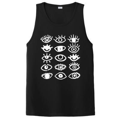 Eyes With Mood Emotion Eye PosiCharge Competitor Tank