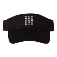 Eyes With Mood Emotion Eye Valucap Bio-Washed Visor