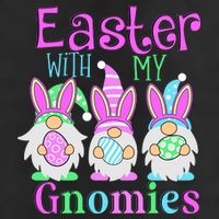 Easter With My Gnomies Golf Towel