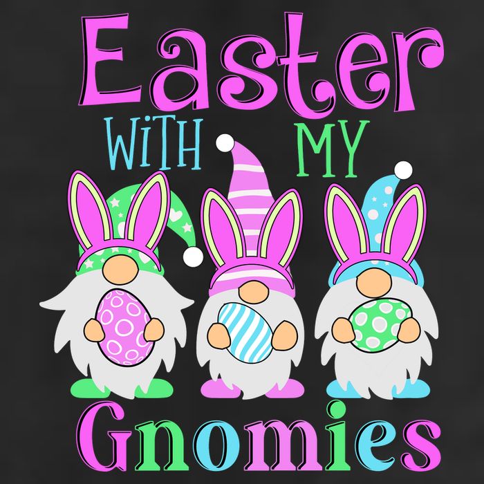 Easter With My Gnomies Golf Towel