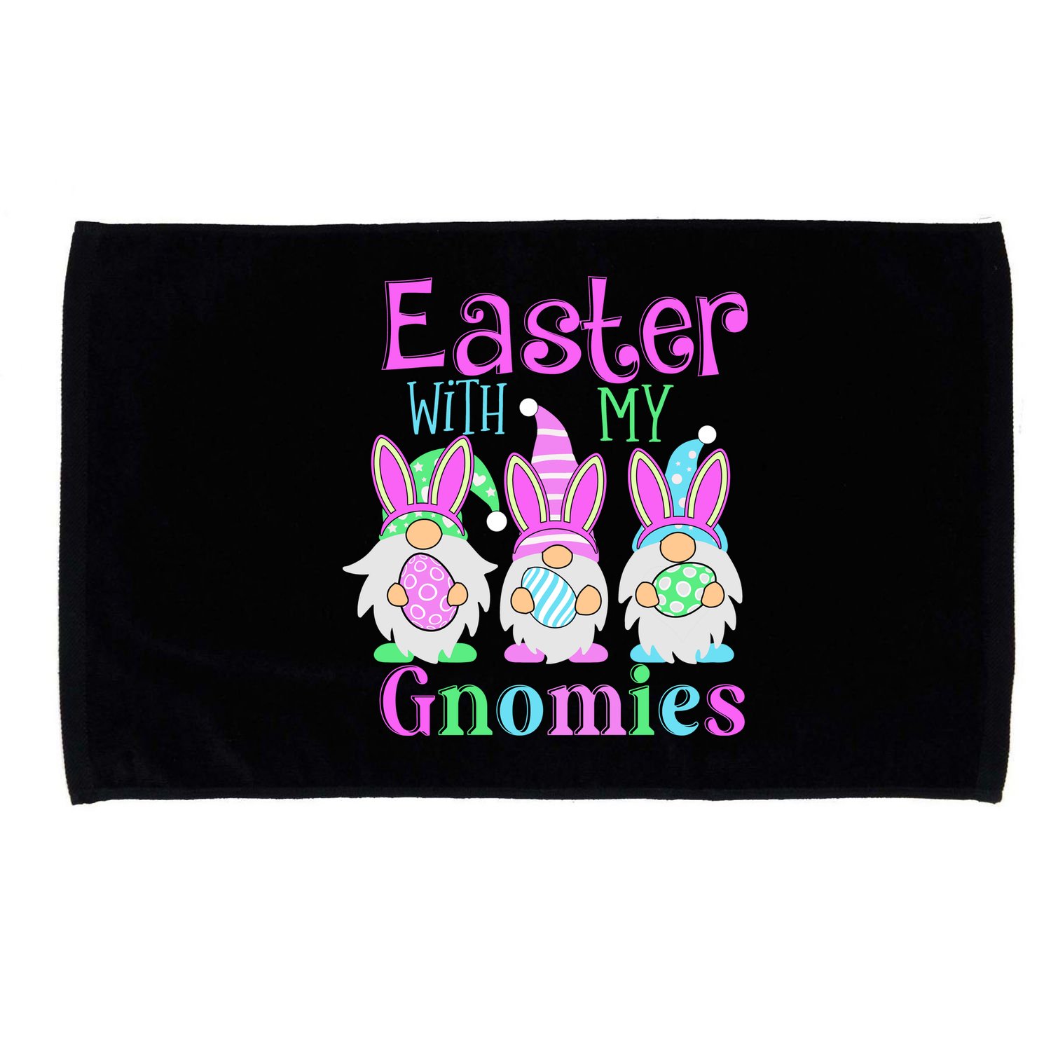Easter With My Gnomies Microfiber Hand Towel