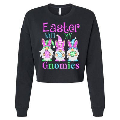 Easter With My Gnomies Cropped Pullover Crew