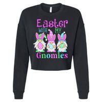 Easter With My Gnomies Cropped Pullover Crew