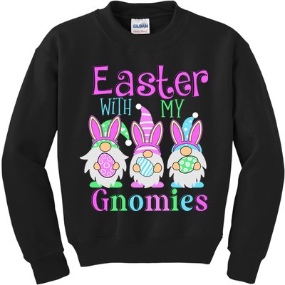 Easter With My Gnomies Kids Sweatshirt