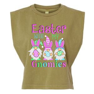 Easter With My Gnomies Garment-Dyed Women's Muscle Tee