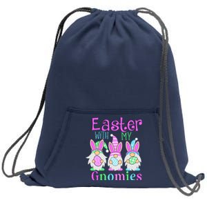 Easter With My Gnomies Sweatshirt Cinch Pack Bag