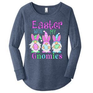 Easter With My Gnomies Women's Perfect Tri Tunic Long Sleeve Shirt