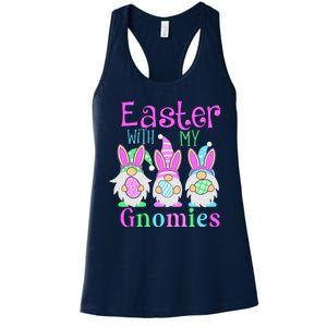 Easter With My Gnomies Women's Racerback Tank