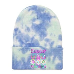 Easter With My Gnomies Tie Dye 12in Knit Beanie