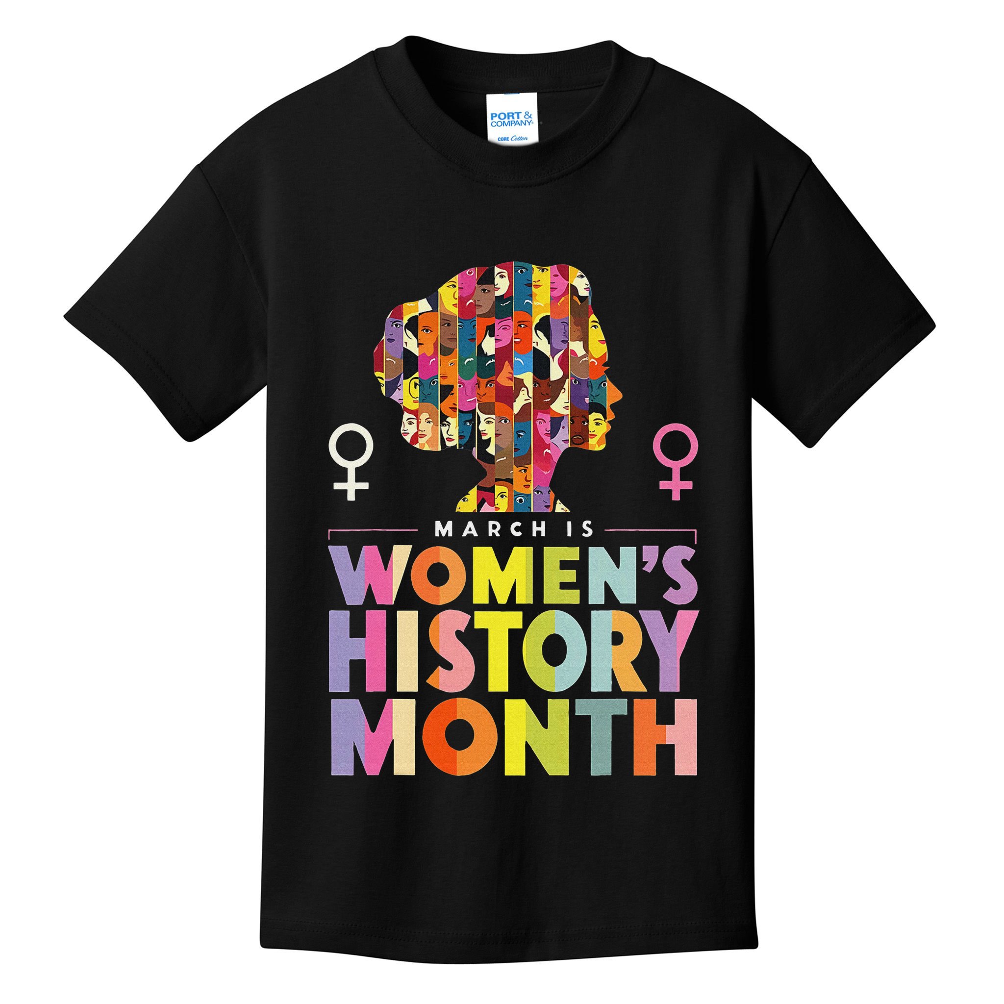 Empower Women National History Month 2025 Kids T-Shirt