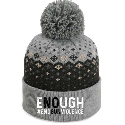 #Enough Wear Orange Day Anti Gun End Gun Violence Control The Baniff Cuffed Pom Beanie