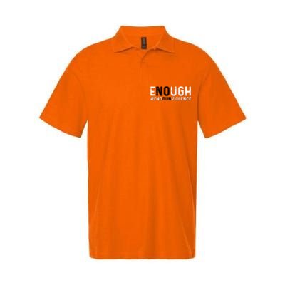 #Enough Wear Orange Day Anti Gun End Gun Violence Control Softstyle Adult Sport Polo