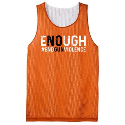 #Enough Wear Orange Day Anti Gun End Gun Violence Control Mesh Reversible Basketball Jersey Tank