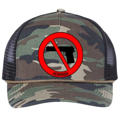 #Enough Wear Orange Day Anti Gun End Gun Violence Control Retro Rope Trucker Hat Cap