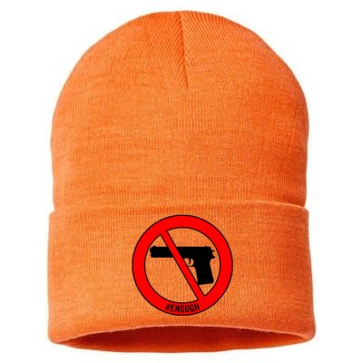 #Enough Wear Orange Day Anti Gun End Gun Violence Control Sustainable Knit Beanie